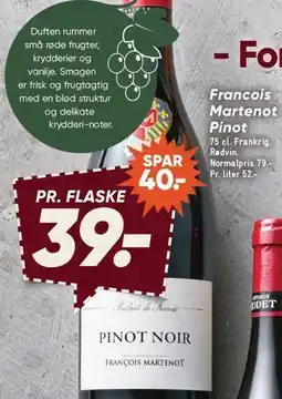 Bilka Francois Martenot Pinot tilbud