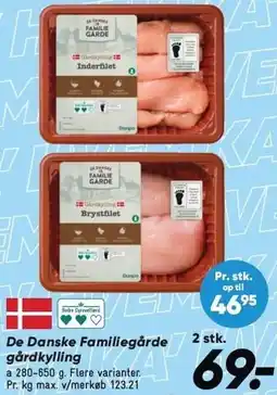 Bilka De Danske Familiegårde gårdkylling tilbud