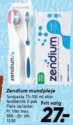 Bilka Zendium mundpleje tilbud