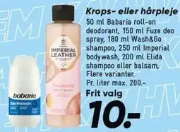 Bilka Krops- eller hårpleje tilbud
