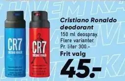 Bilka Christiano Ronaldo deodorant tilbud