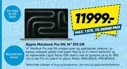 Bilka Apple Macbook Pro M4 14” 512 GB tilbud