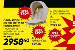 Bilka Ennits fodskammel tilbud
