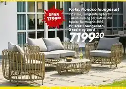 Bilka Monaco loungesæt tilbud