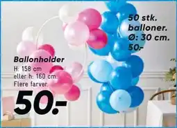 Bilka 50 stk. balloner tilbud