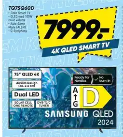 Bilka SAMSUNG TQ75Q60D tilbud