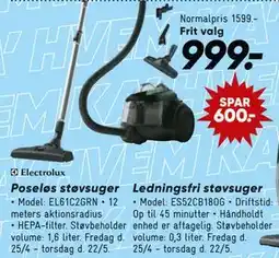 Bilka Poseløs støvsuger tilbud