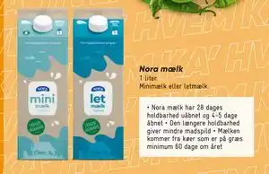 Bilka Nora mælk tilbud
