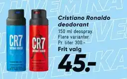 Bilka Cristiano Ronaldo deodorant tilbud