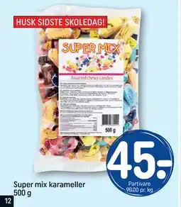 REMA 1000 Super mix karameller 500 g tilbud