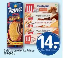 REMA 1000 Café au Lu eller Lu Prince 105-300 g tilbud