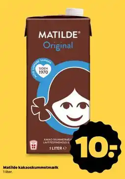 Netto Matilde kakaoskummetmælk tilbud
