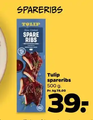 Netto Tulip spareribs tilbud