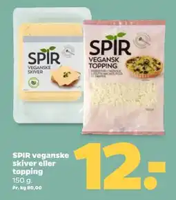 Netto SPIR veganske skiver eller topping tilbud