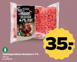 Netto Velsmag hakket oksekød 4-7% tilbud