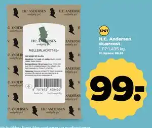 Netto H.C. Andersen skæreost tilbud