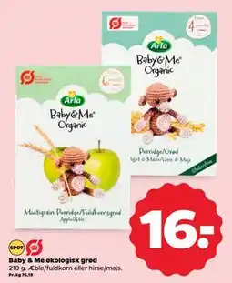 Netto Baby & Me økologisk grød tilbud