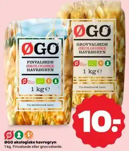 Netto ØGO økologiske havregryn tilbud