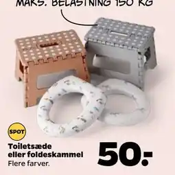 Netto Toiletsæde eller foldeskammel tilbud