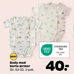 Netto Body med korte ærmer tilbud