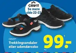 Lidl Trekkingsandaler eller udendørssko tilbud