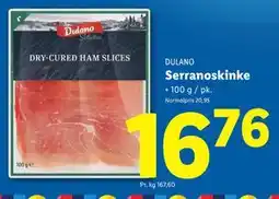 Lidl Serranoskinke tilbud