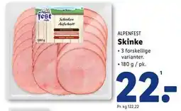 Lidl Skinke tilbud
