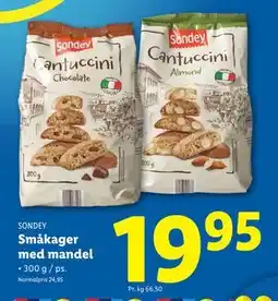 Lidl Småkager med mandel tilbud