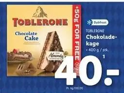 Lidl Chokoladekage tilbud