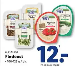 Lidl Flødeost tilbud