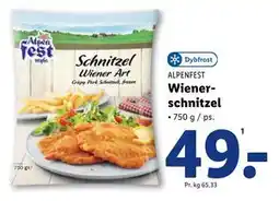 Lidl Wienerschnitzel tilbud