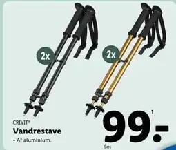 Lidl Vandrestave tilbud