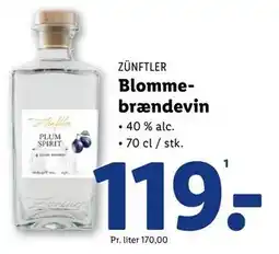 Lidl Blommebrændevin tilbud