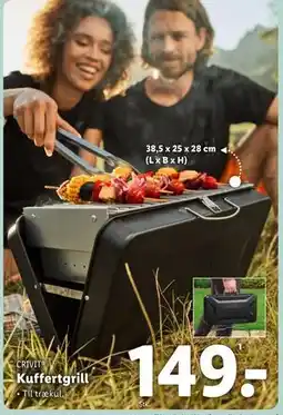 Lidl Kuffertgrill tilbud
