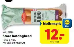 Lidl Store hotdogbrød tilbud