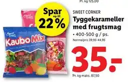 Lidl Tyggekarameller med frugtsmag tilbud