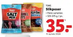 Lidl Slikposer tilbud