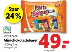 Lidl Minichokoladebarer tilbud