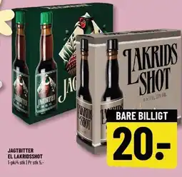 Løvbjerg JAGTBITTER EL. LAKRIDSSHOT tilbud