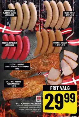 Løvbjerg FILET ALA MØRBRAD EL. PØLSER tilbud