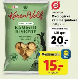 Lidl Økologiske kammerjunkere 300 g tilbud