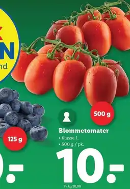 Lidl Blommetomater 500 g tilbud