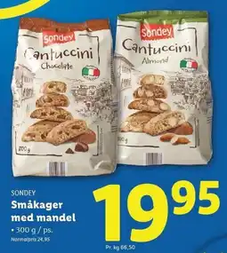 Lidl Småkager med mandel 300 g tilbud