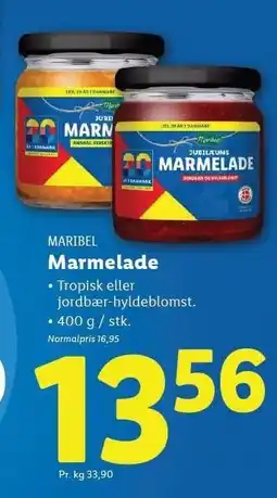 Lidl MARIBEL Marmelade 400 g tilbud