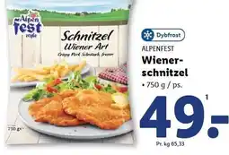 Lidl Wienerschnitzel 750 g tilbud