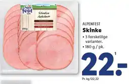 Lidl Skinke 180 g tilbud