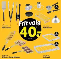 Lidl Frit valg - Grillredskab, Grillartikler, Grillspyd, Grillkurv eller grillholder tilbud