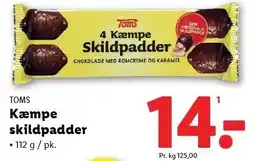 Lidl TOMS Kæmpe skildpadder 112 g tilbud