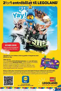 Lidl 2for1 entrebillet til LEGOLAND tilbud