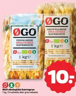 Netto ØGO økologisk havregryn tilbud